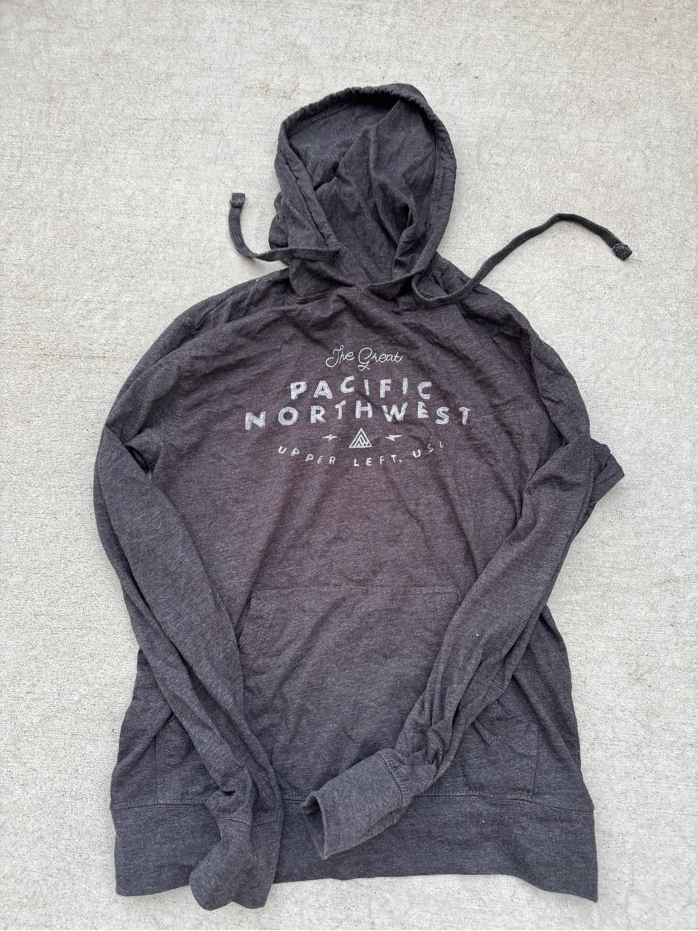 Pacific Northwest Graphic Hoodie - Dark Charcoal